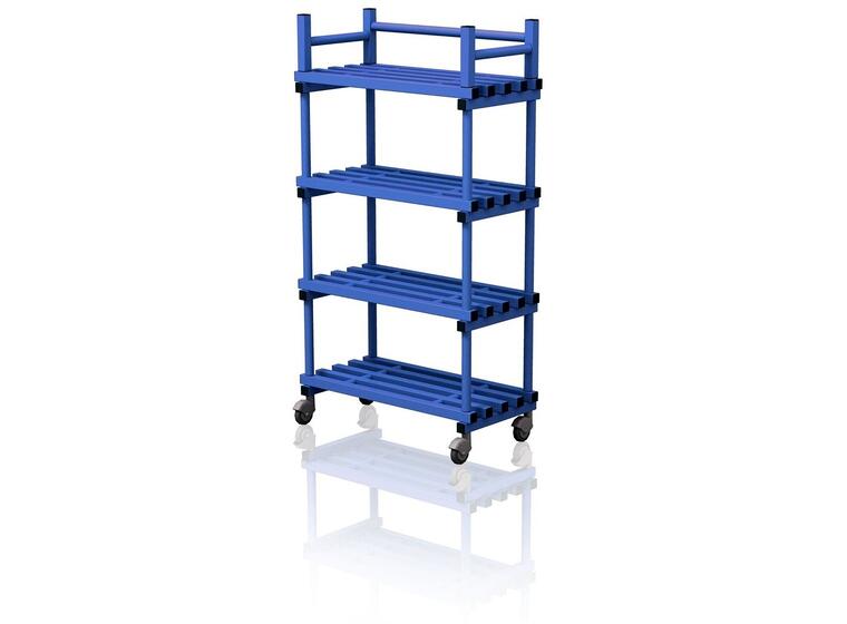 Mobil shelving and racking single 100 x 50 x 184 cm 