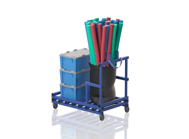 Mobile platform with handle Blue 