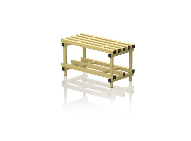 Penkki märkätiloihin 90 cm Keltainen 45 cm 