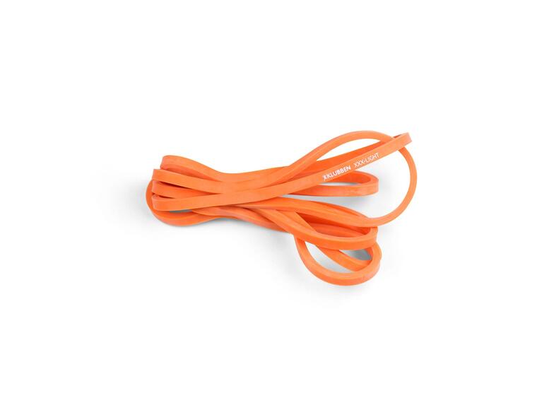 Powerband - lang, rund treningsstrikk 1 stk. | Ultra lett | Oransje 