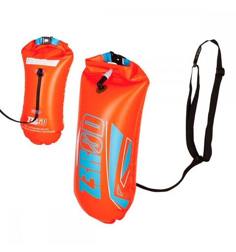 Safety Buoy ZEROD Large Oppbl&#229;sbar b&#248;ye | Open water | Oransje