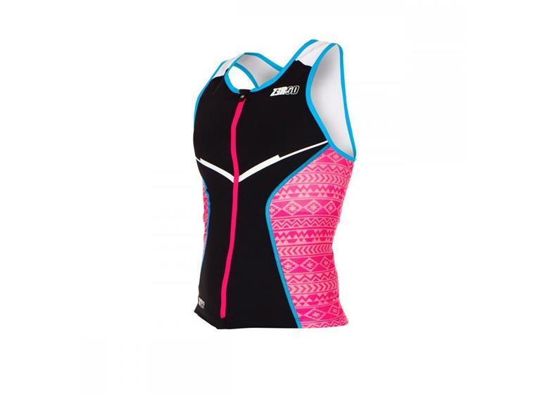 ZEROD racer TOP | Women  L Black / Pink 