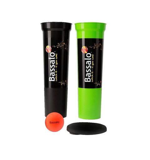 Bassalo-peli 2 kuppia ja 1 pallo