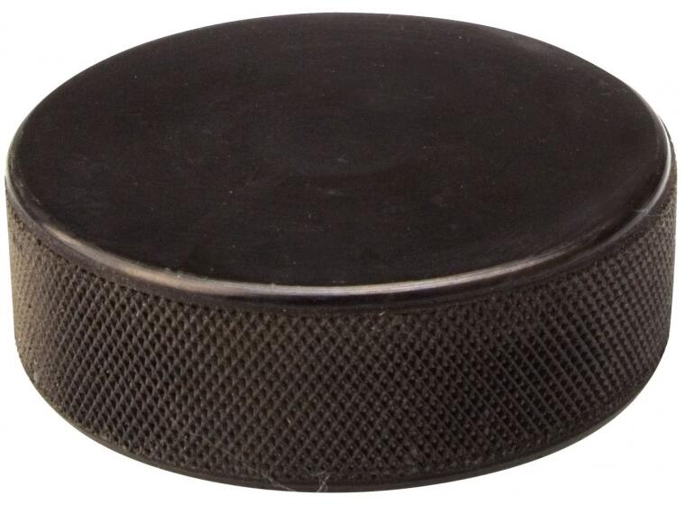Ice hockey puck black 