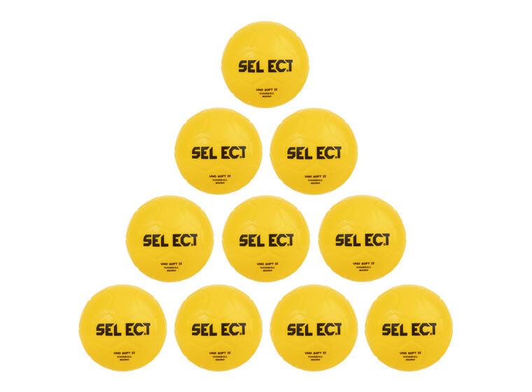Select | Uno Soft II Käsipallo | 10 kpl Lasten käsipallo | Koko 00 