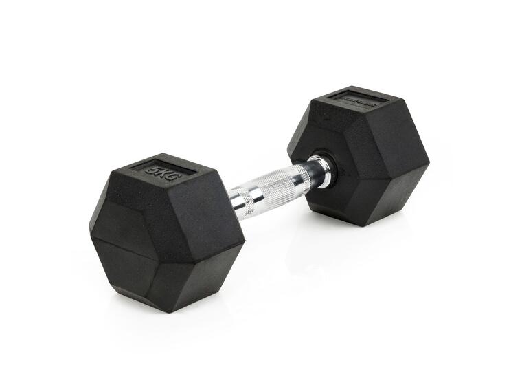 Sport-Thieme | Rubber Hex Käsipaino 5 kg 