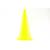 Marking Cones Yellow - 13 x 13 x 23 cm Yellow - 9" - 10 psc. 