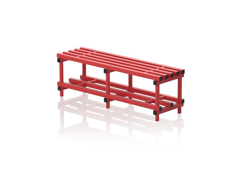 Penkki märkätiloihin 150 cm Punainen 45 cm 