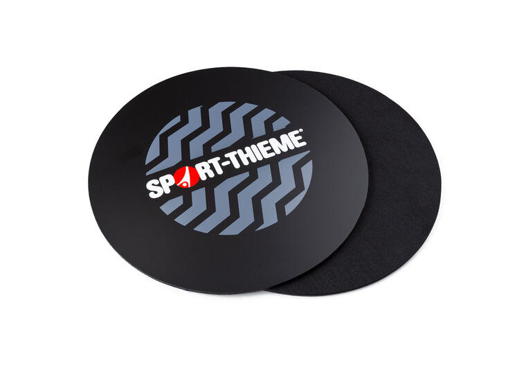 Sport-Thieme | Liukutyynyt 25 cm | Musta 