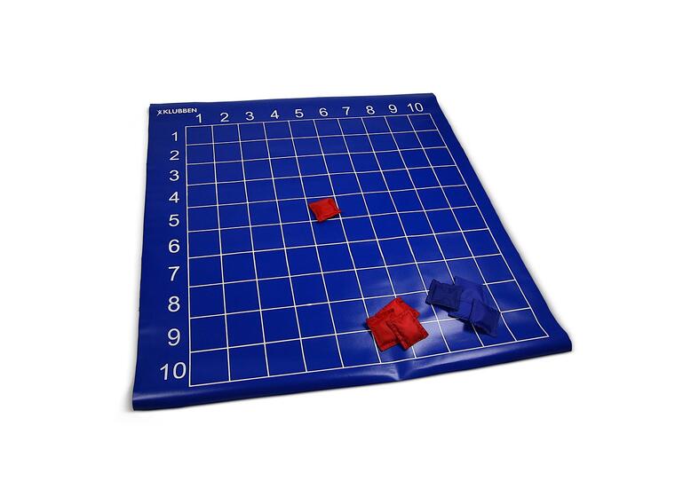 Target Toss Mat - Multiplication +3 in a row incl. 8 bean bags 