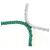 Knotless Youth Football Goal  Net, 515x2 05 cm, Green/white 