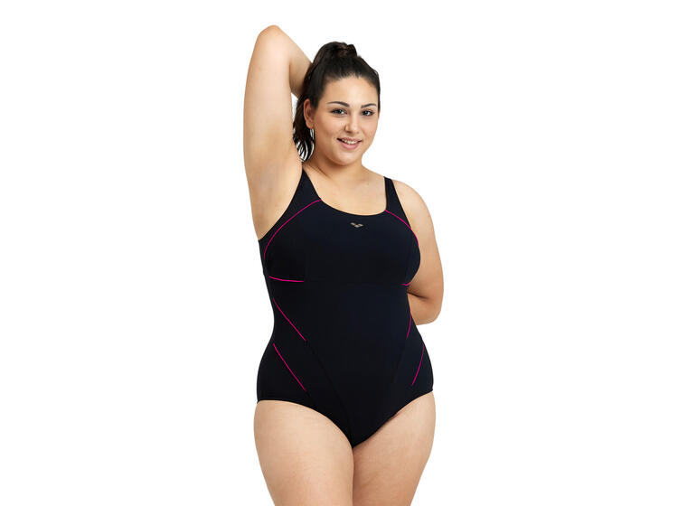 Arena | W Jewel Plus Uimapuku Musta/Pinkki | SensitiveFit | Koko 56 