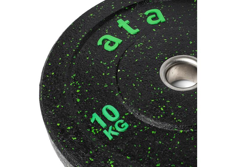 Ata | Hi-Temp Painolevy 2 kpl | 10 kg | Musta, vihreät pisteet 