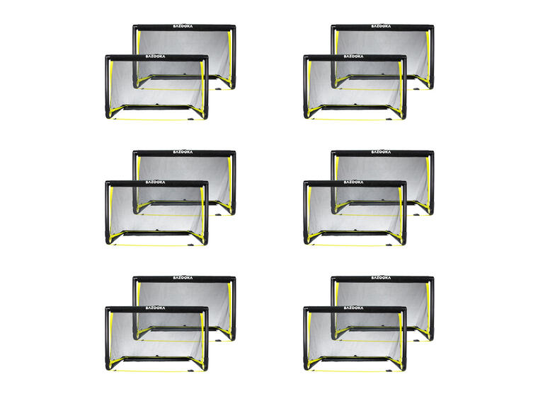 BazookaGoal XL | Jalkapallomaali 150 x 90 cm | 12 kpl paketti 