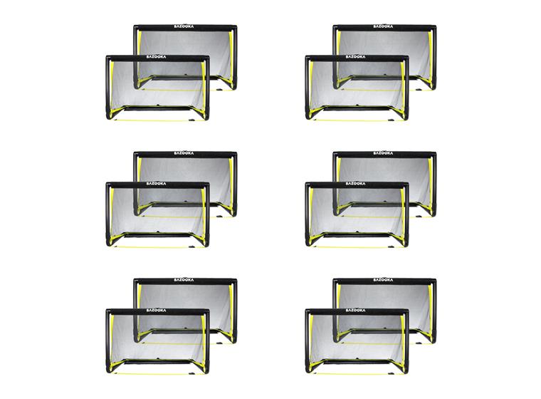 BazookaGoal XL | Jalkapallomaali 150 x 90 cm | 12 kpl paketti