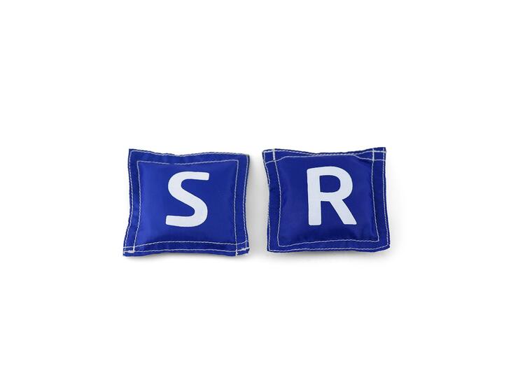 Both Side print -Toggle case Alphabets - BLUE 