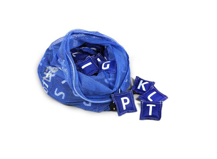 Both Side print -Toggle case Alphabets - BLUE 
