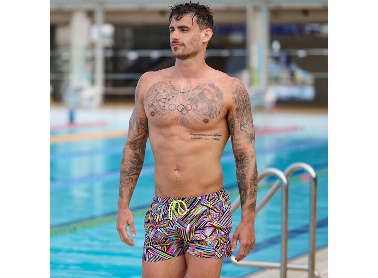 Funky Trunks | Strip Straps Uimashortsit Monivärinen | Shorty Shorts | 30 