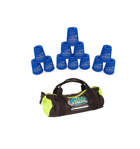 Speed Stacks | Kupit 12 kpl + Quick Stem Sininen