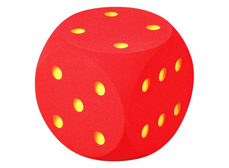 Volley | Vaahtomuovikuutio 1 kpl | 50x50 cm | Punainen 