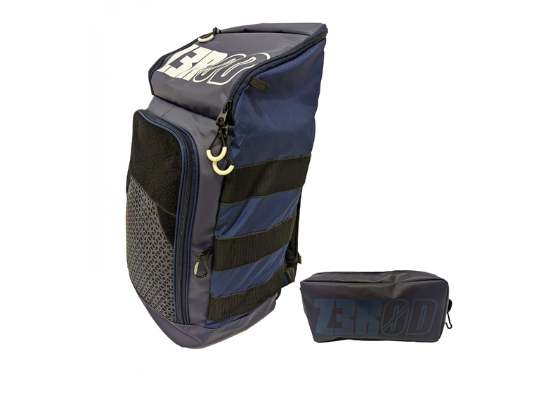 ZEROD | Sports Backpack + Utility Case Tummansininen 