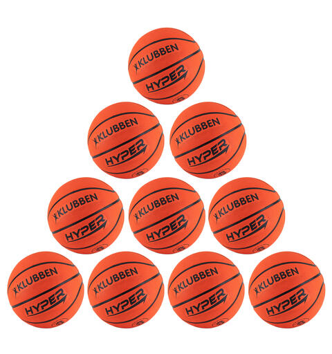 Basketball Klubben Hyper (10) 10 stk | Treningsball