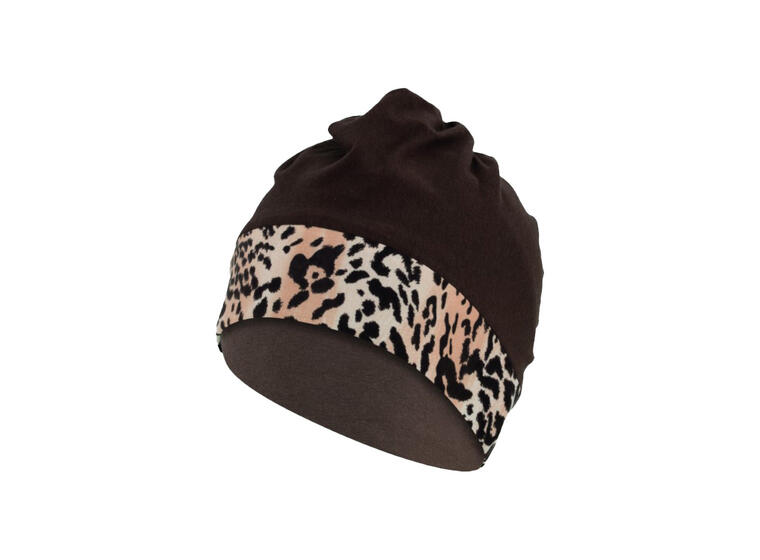 Fashy Fabric Swim Cap Brown / Cheetah 