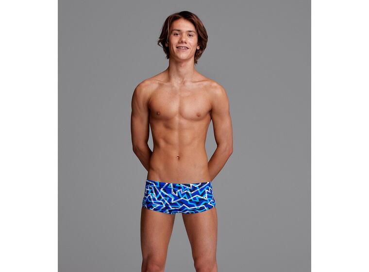 Funky Trunks Jr | Ticker Tape 164 cm Uimahousut | Sininen 