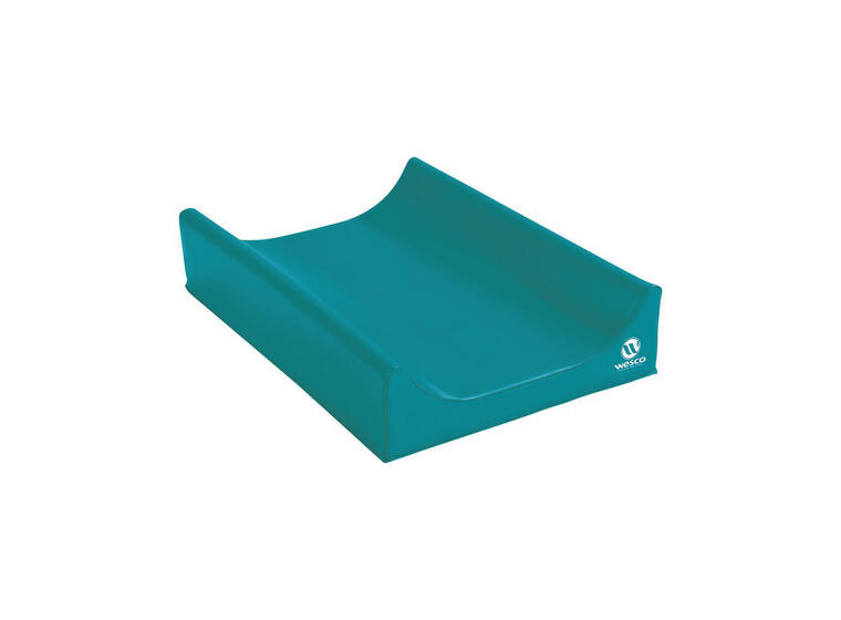 Hoitoalusta korkealla reunalla 70 x 50 x 5/15 cm | Turkoosi 