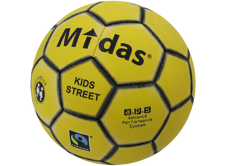 Midas | Kids Street Soccer Jalkapallo Koko: 4 | Keltainen/Musta 