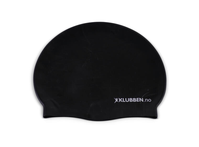 SILICONE STANDARD CAP ADULT Black KLUBBEN LOGO 