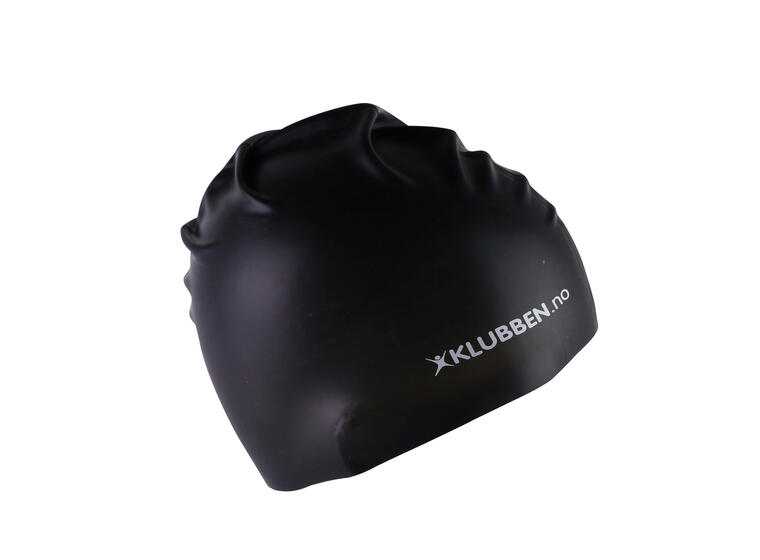 SILICONE STANDARD CAP ADULT Black KLUBBEN LOGO 