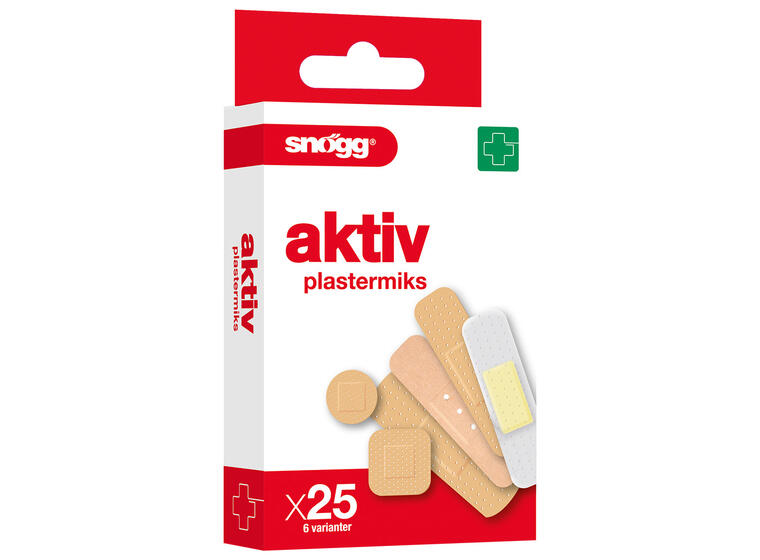 Snøgg | AKTIV Laastaripaketti 25 kpl 