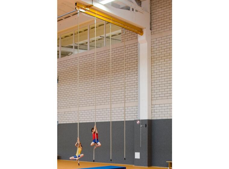 Soft Lay Climbing Ropes for Gymnasiums Ø 33 mm | 15 m 