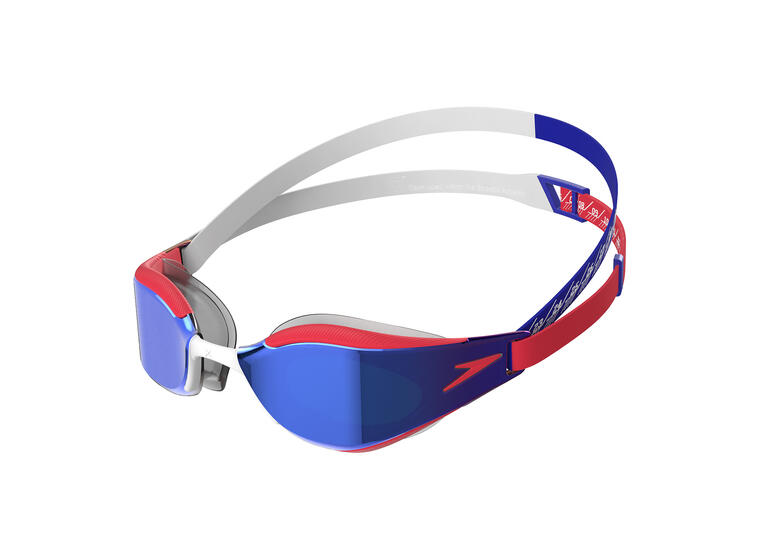 Speedo | Hyper Elite Uimalasit Sininen peililinssi | Punainen kehys 