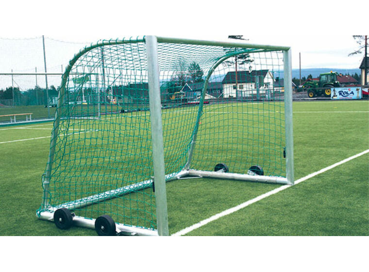 Fotballmål 3 x 2 m 5'er mål | Med nett og hjul 