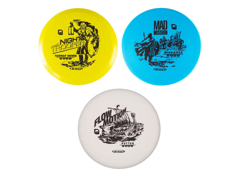 Frisbeegolfkiekko 3 kpl | Basic 