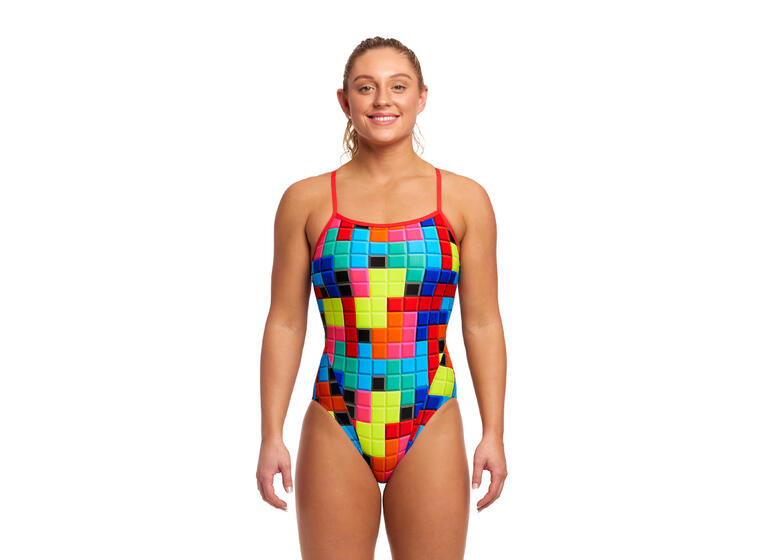 Funkita | Blocked Uimapuku Monivärinen | Single strap back | 34 