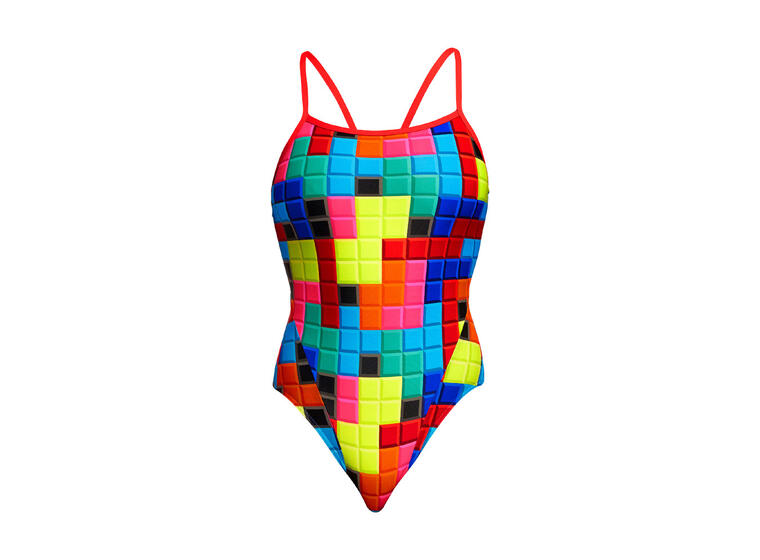 Funkita | Blocked Uimapuku Monivärinen | Single strap back | 34 