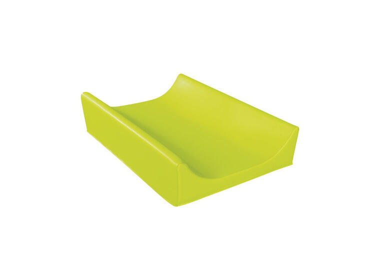 Hoitoalusta korkealla reunalla 70 x 50 x 5/15 cm | Valeeanvihreä 