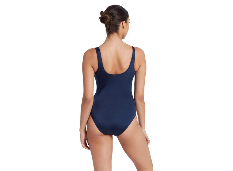 Neon Crystal Scoopback Badedrakt EU40 Zoggs | Blå/Flerfarget | Ecolast 