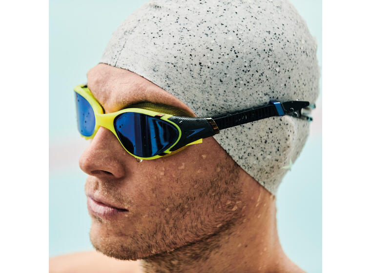 Speedo | Biofuse 2.0 Junior Uimalasit Keltainen kehys | Sininen peililinssi 