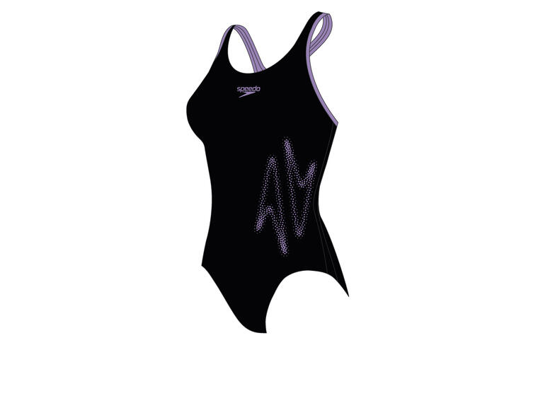 Speedo | Hyperboom Racerback Uimapuku Musta | ECO EnduraFlex | Koko 34