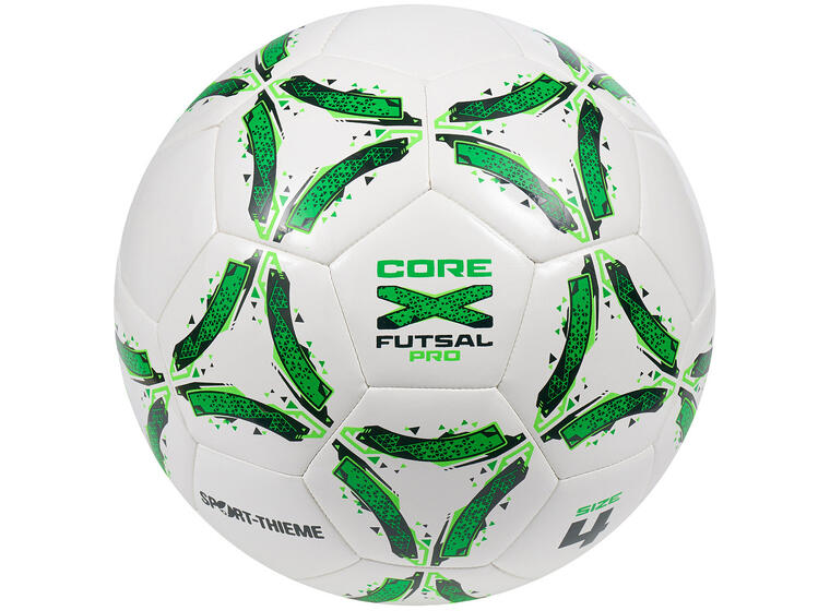 Sport-Thieme | CoreX Pro Futsalpallo Koko. 4 | Valkoinen/Vihreä 