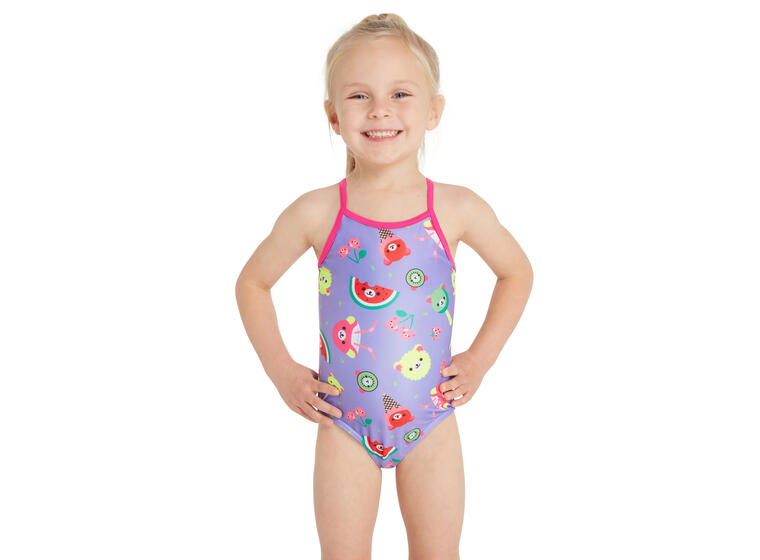 Zoggs | Teddy Fruits Tex Back Uimapuku Monivärinen | Ecolast | 92 cm 