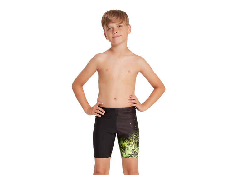 Zoggs | Wired Lime Uimahousut Musta/Lime | Mid jammer | 128 cm 