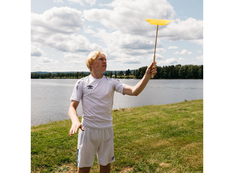 Mr Babache | Jongleerauslautanen 24 cm | Keltainen 