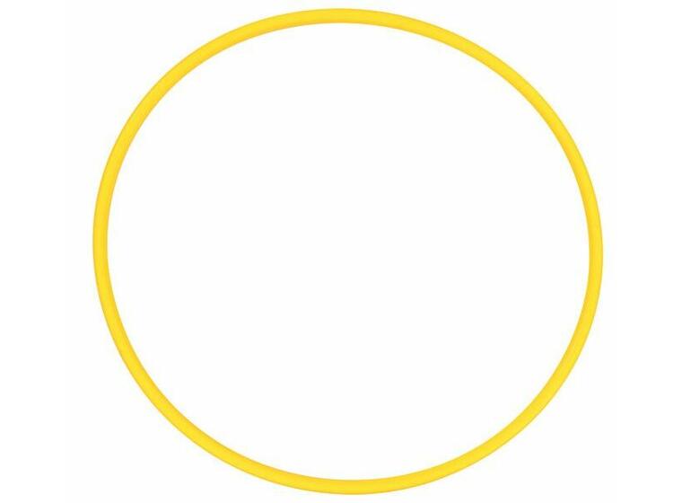 Rokkering Hula Hoop 65 cm Gul Ekstra solid rokkering uten skjøt 