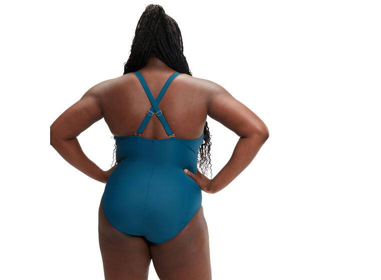 Speedo | V Neck Shaping Uimapuku Sinivihreä | ECO BodyFit Rec | Koko 52 