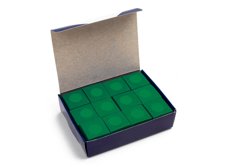 Billardkreide Gold Cup 12er Set Green 